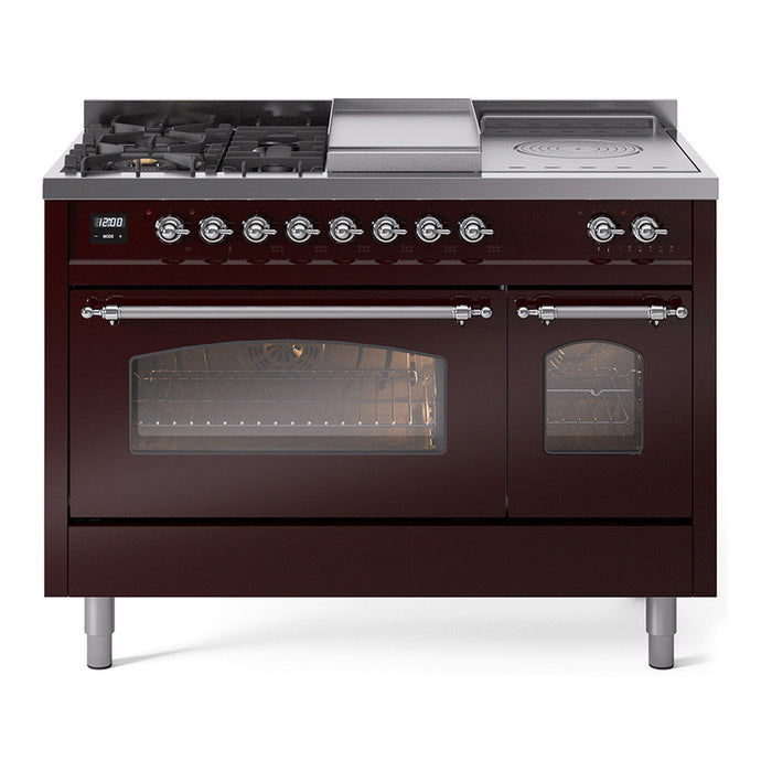 ILVE Nostalgie II 48" Dual Fuel Range UP48FSNMP