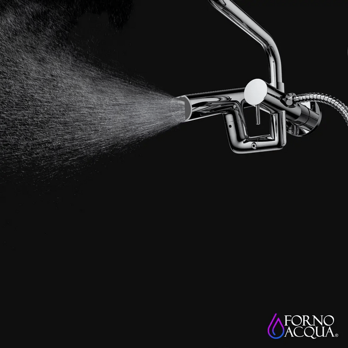 Forno Acqua AcquaFALL Mini Shower Head, Overhead Rainfall Shower SMW2BN-C2