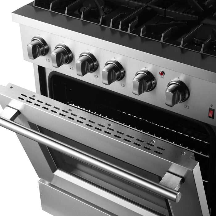 FORNO Marco 30" Dual Fuel Range FFSGS6197-30
