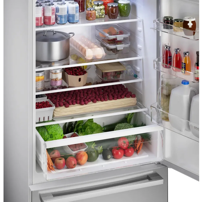 BOSCH 33" Counter-Depth Freestanding Bottom Freezer Refrigerator, B33CM10SNS