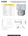 THOR Kitchen 36" Counter Depth Refrigerator, Water Dispenser, Ice Maker - View 14