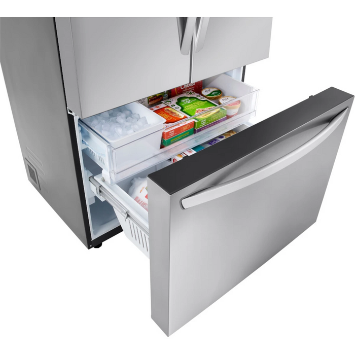 LG 36" Smart Freestanding Counter-Depth MAX™ French Door Refrigerator, LRFLC2706S