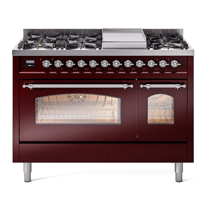 ILVE Nostalgie II 48" Dual Fuel Range, UP48FNMP