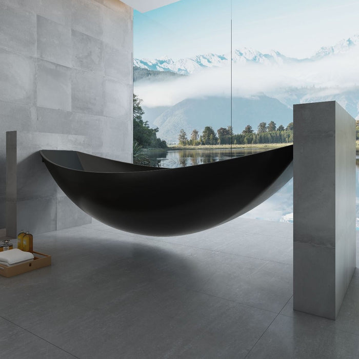 ALFI brand 79" Acrylic Suspended Wall Mounted Hammock Bathtub HammockTub1