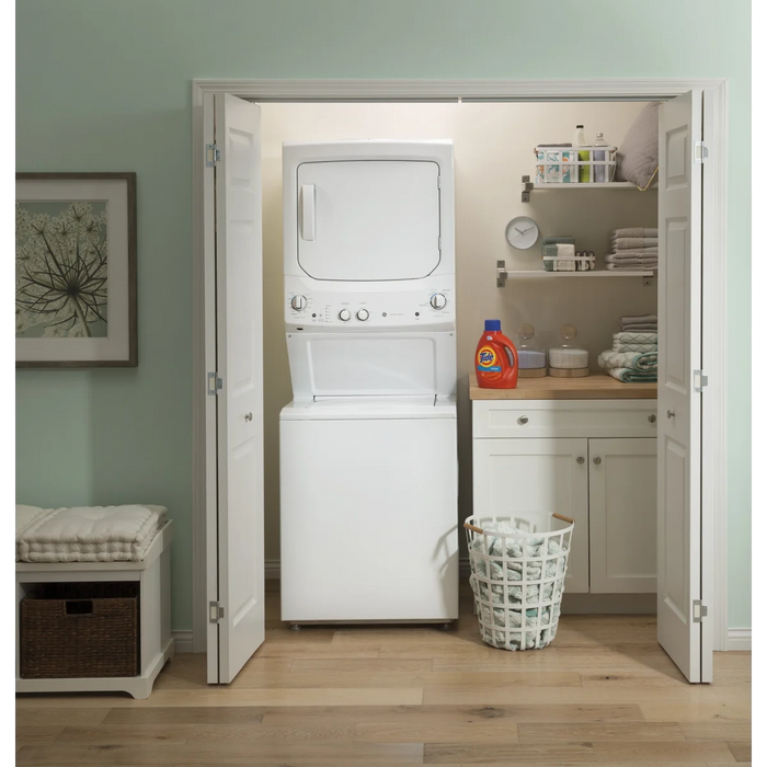 GE 27" Electric Laundry Center, GUD27ESSMWW