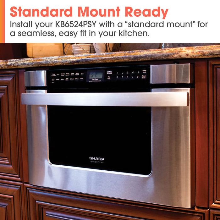 SHARP 24" Microwave Drawer™ Oven, KB6524PSY