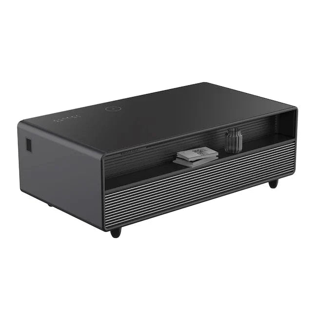 FORNO Evoluto 51" Smart Coffee Table – Dual Fridge Drawers Black FCTFR7006-51BLK