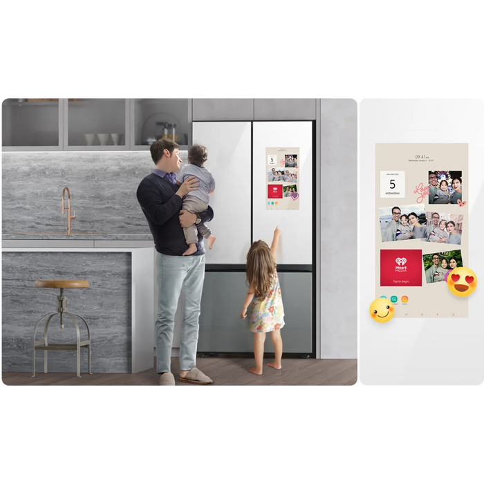 Samsung Bespoke 36" Freestanding French Door Smart Refrigerator  RF30BB69006M