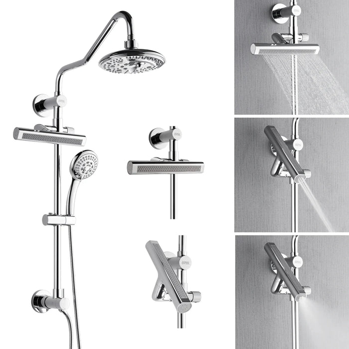 Forno Acqua AcquaFALL Shower, Overhead Rainfall Shower, Handheld Shower Head SCW2CP-C8