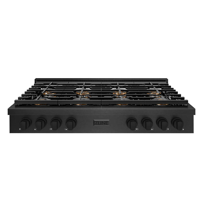 ZLINE 30 " Paramount Gas Rangetop  Cooktop, Black Satin Stainless Steel SRTBS-30