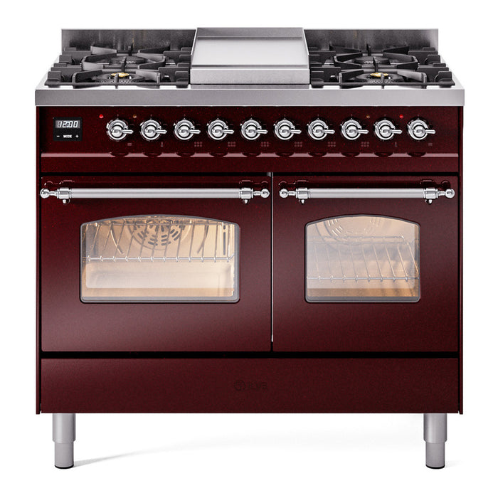 ILVE Nostalgie II 40" Dual Fuel Range, UPD40FNMP