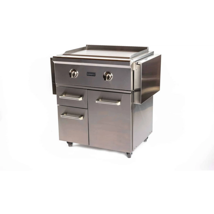 CAYOTE 30" Built-In Flat Top Gas Grill, C1FTG30LP