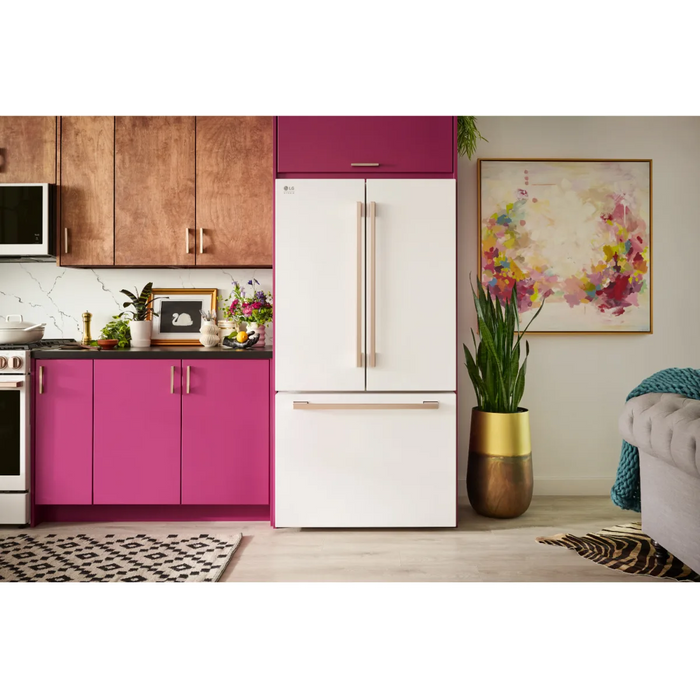 LG 36" Counter-Depth Freestanding French Door Smart Refrigerator, SRFB27W3