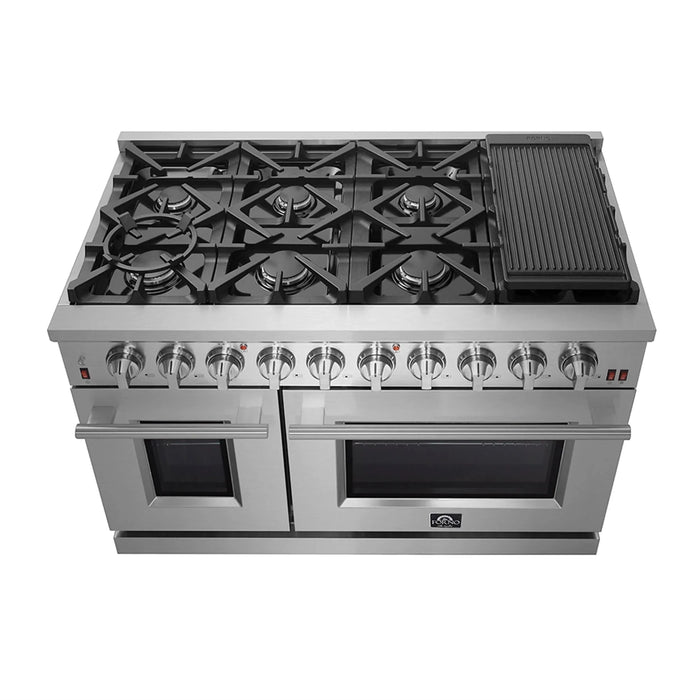 FORNO Massimo 48″ Gas on Gas Range FFSGS6239-48