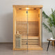 SAUNA EVOLUTION® Commercial Finnish Bath Home Sauna Indoor Steam Room Glass 03