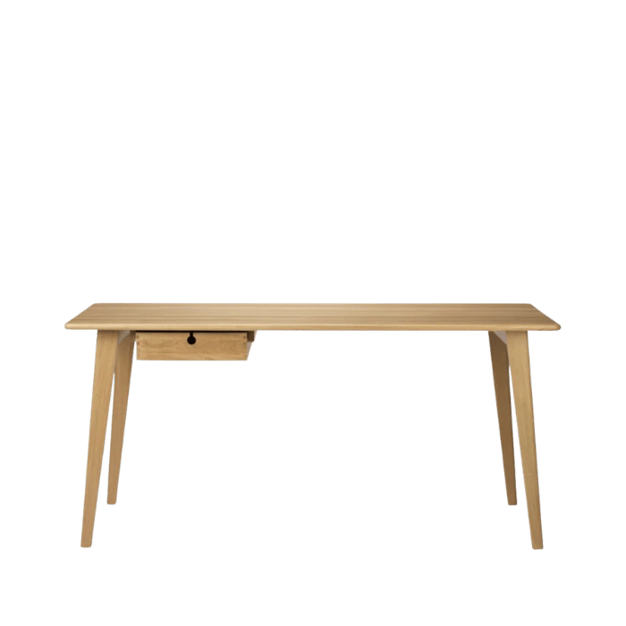 FDB Møbler C67 Butler Desk, Solid Nature Lacquered Oak