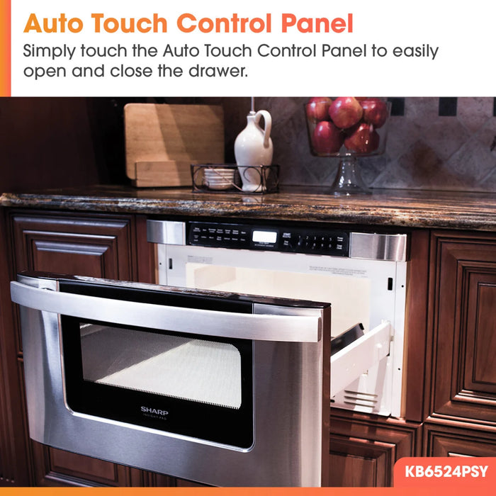 SHARP 24" Microwave Drawer™ Oven, KB6524PSY