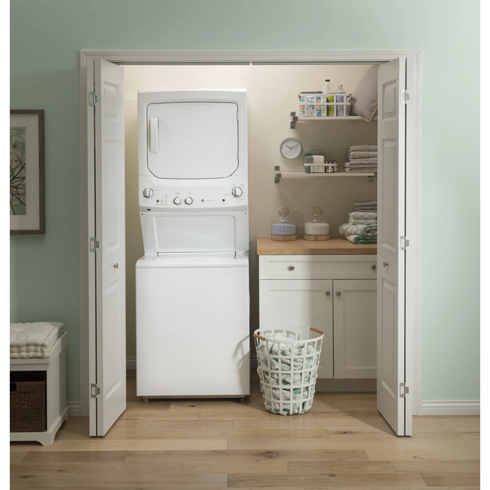 GE 27" Electric Laundry Center, GUD27ESSMWW