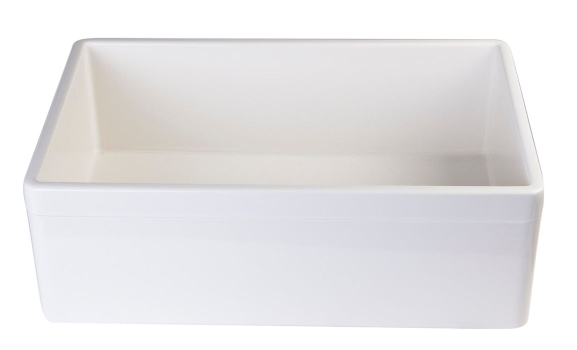 ALFI brand 30" Farm Sink, Lip Single Bowl Design for Kitchen AB511-W
