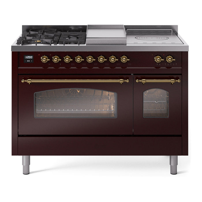 ILVE Nostalgie II 48" Dual Fuel Range UP48FSNMP