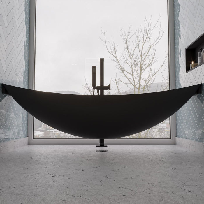 ALFI brand 79" Acrylic Suspended Wall Mounted Hammock Bathtub HammockTub1