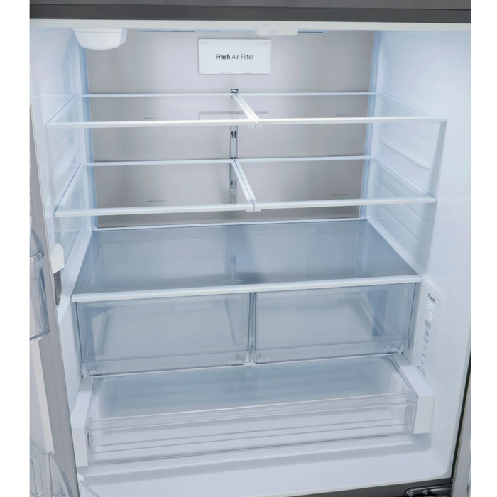 LG 36" Smart Freestanding Counter-Depth MAX™ French Door Refrigerator, LRFLC2706S