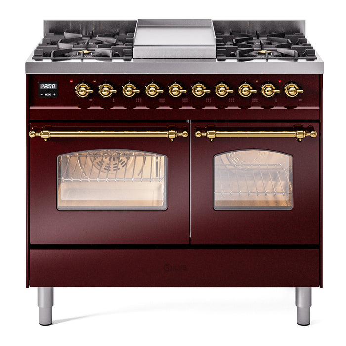 ILVE Nostalgie II 40" Dual Fuel Range, UPD40FNMP