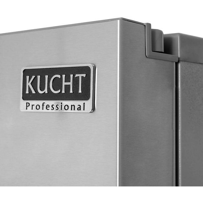 Kucht 36" Counter Depth Freestanding French Door Refrigerator KR700i