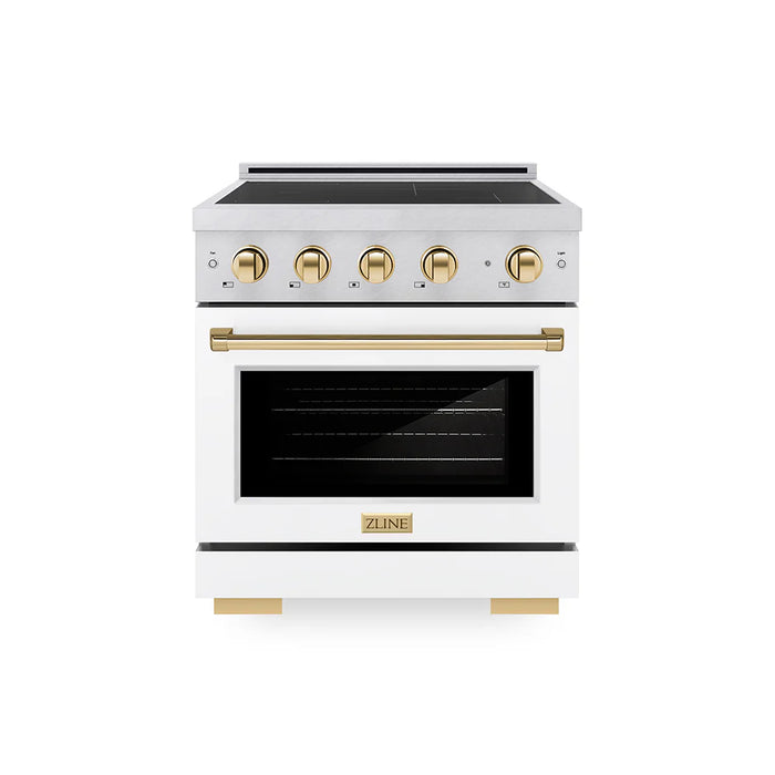 ZLINE Paramount Induction Range, Cooktop, Electric Convection Oven SINRZ-WM