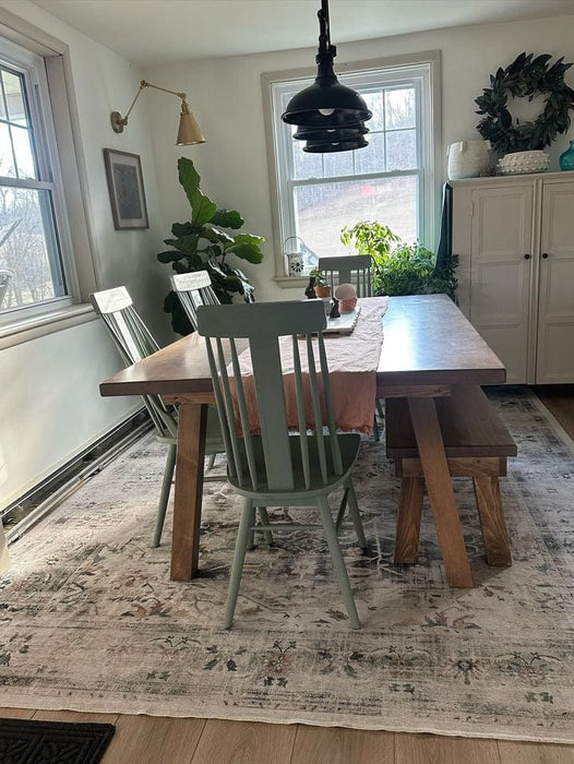 Glayden Modern Slanted Post leg Table