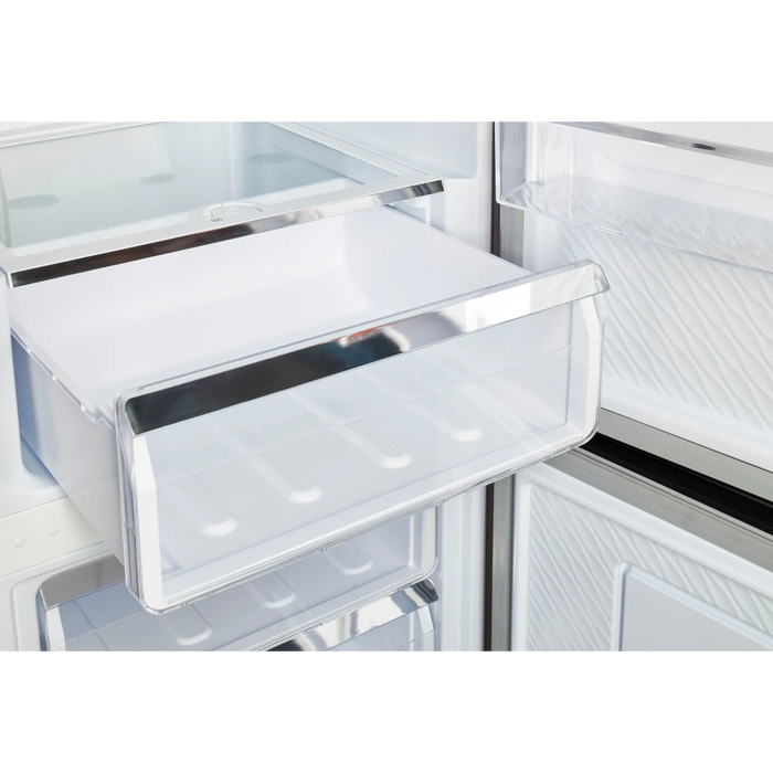 UNIQUE 24" Freestanding Bottom Mount Refrigerator, UGP-328L P SS