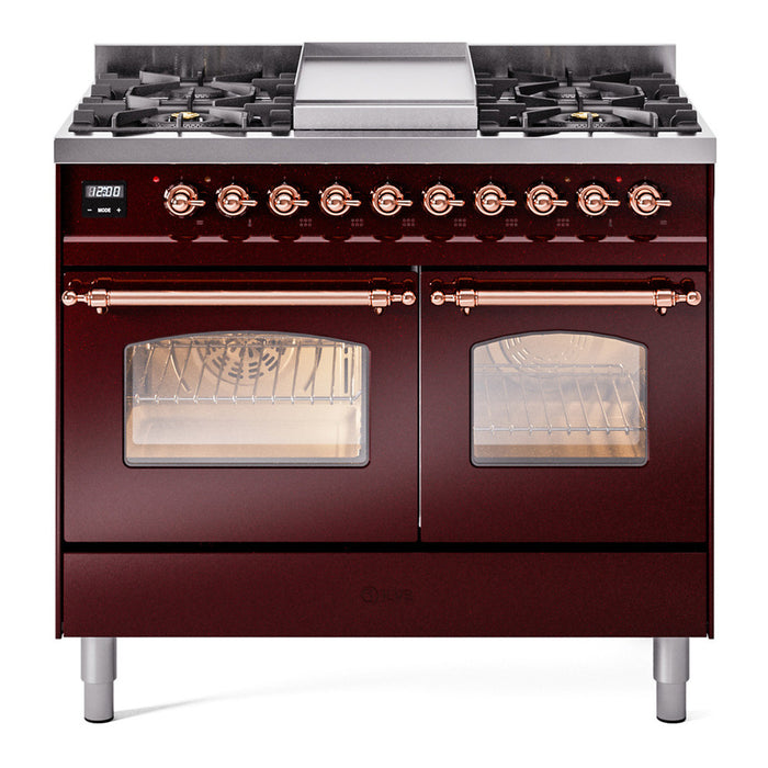 ILVE Nostalgie II 40" Dual Fuel Range, UPD40FNMP