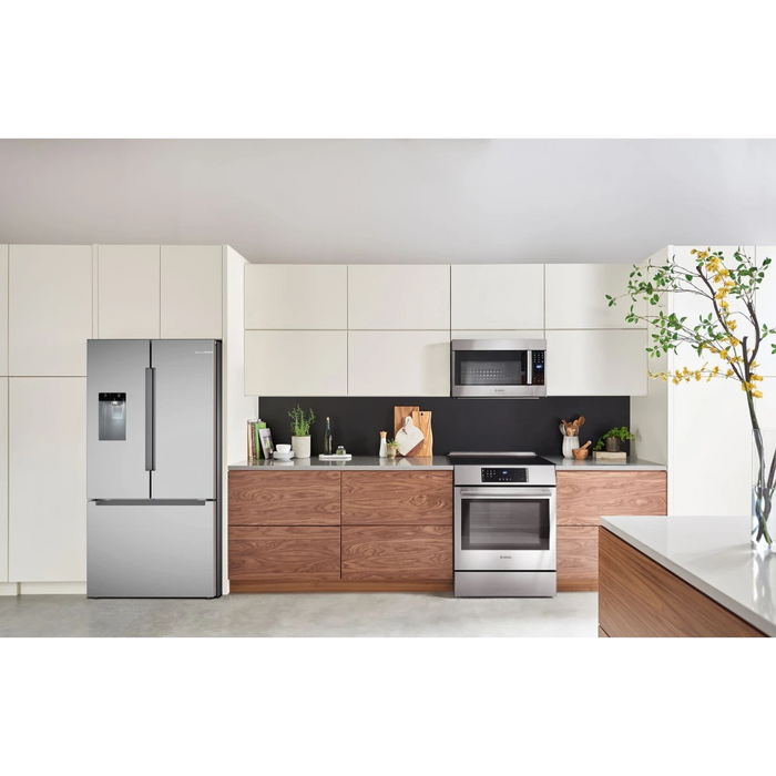 Bosch 36" Freestanding French Door Bottom Mount Smart Refrigerator, B36FD10ENS