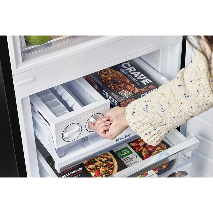 UNIQUE 24" Counter Depth Freestanding Bottom Mount Refrigerator, UGP-340L B AC