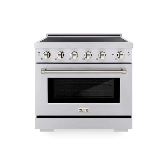 ZLINE 36" Paramount Induction Range, Stainless Steel, Helix Handle SINRZ-36