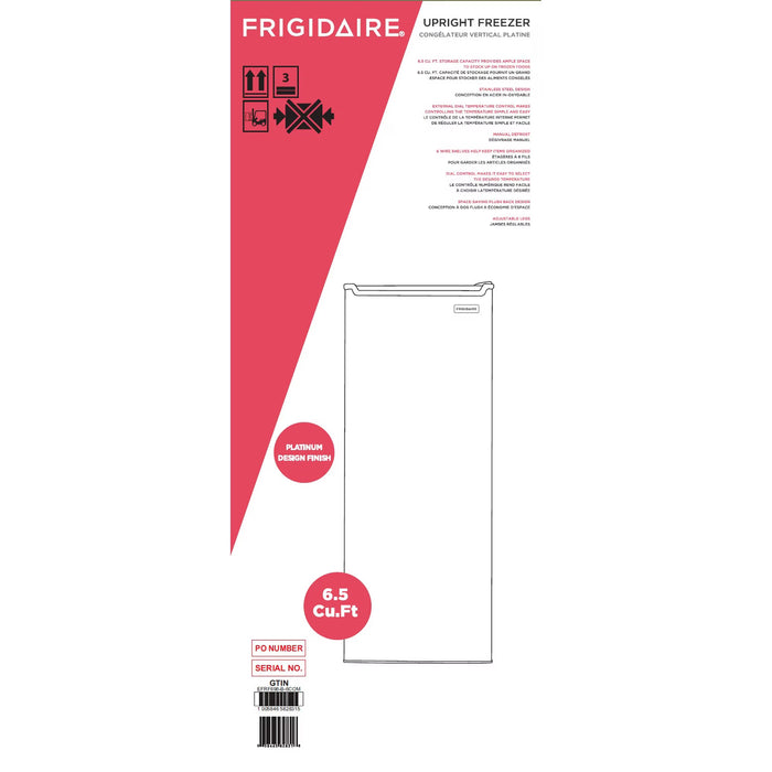 Frigidaire 24"Garage Ready Upright Freezer, EFRF698
