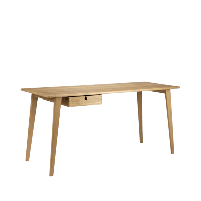FDB Møbler C67 Butler Desk, Solid Nature Lacquered Oak
