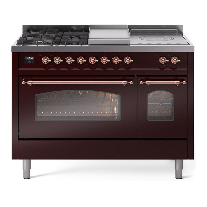 ILVE Nostalgie II 48" Dual Fuel Range UP48FSNMP