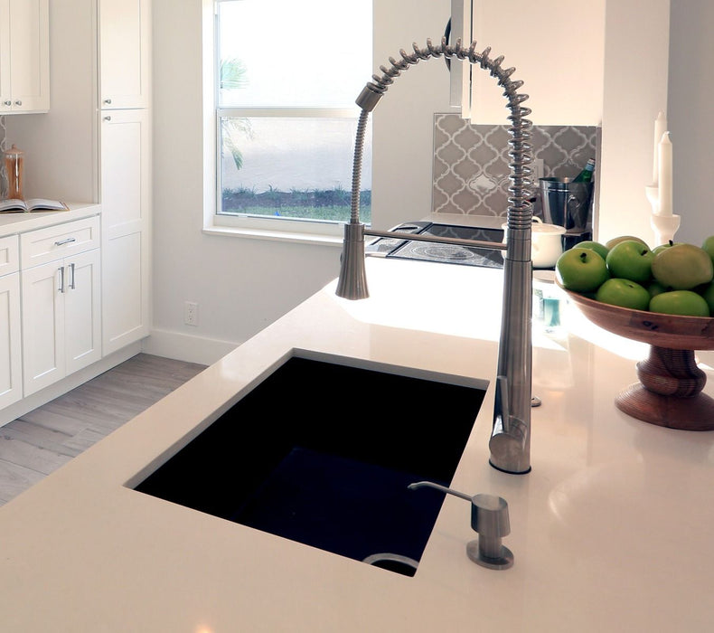 ALFI brand Solid Stainless Steel Commercial Spring Kitchen Fauce AB2039S