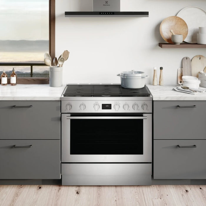 Electrolux 36" Freestanding Dual Fuel Range ECFD3668AS