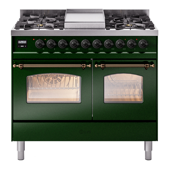 ILVE Nostalgie II 40" Dual Fuel Range, UPD40FNMP