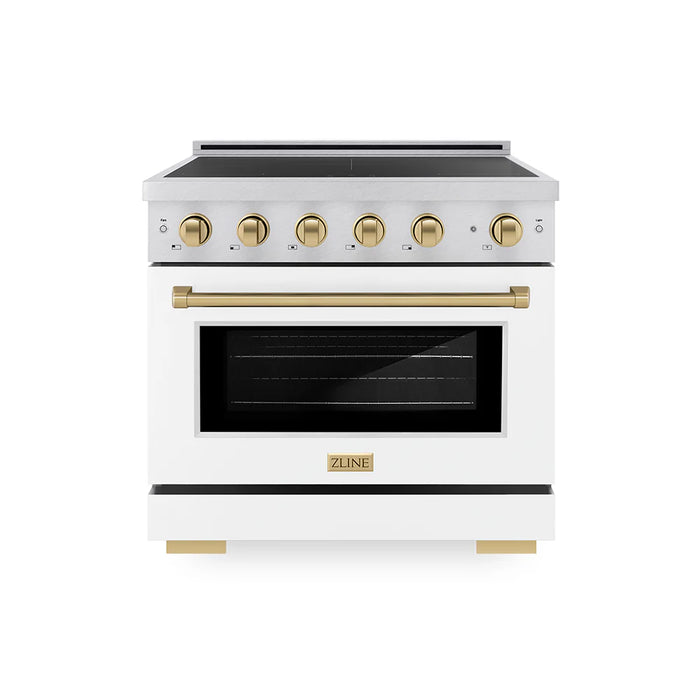 ZLINE Paramount Induction Range, Cooktop, Electric Convection Oven SINRZ-WM