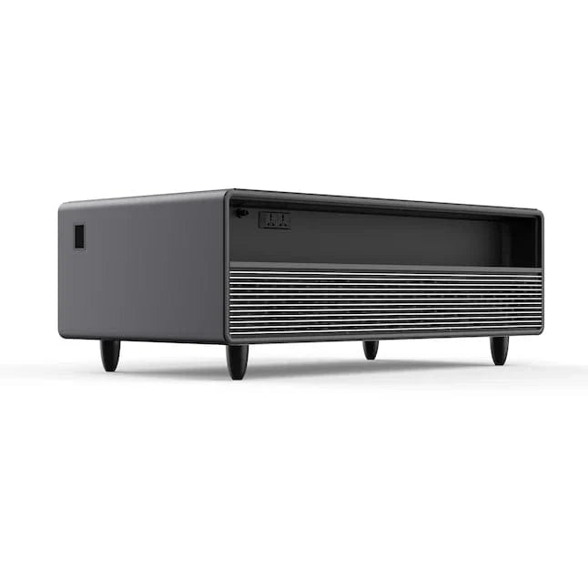 FORNO Evoluto 51" Smart Coffee Table – Dual Fridge Drawers Black FCTFR7006-51BLK