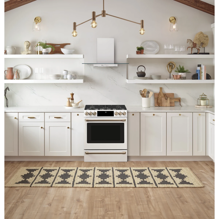 Cafe 30" Slide-In Gas Smart Range, CGS700P4MW2
