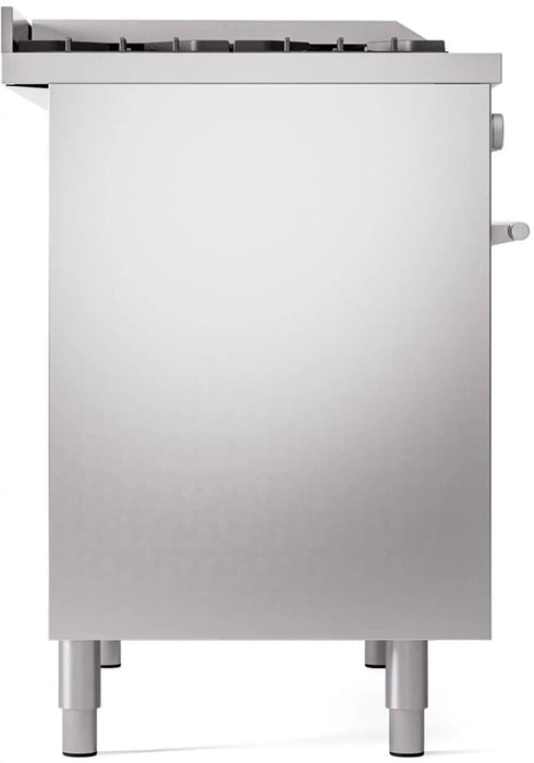 ILVE 40"Professional Plus Dual Fuel Range, Stainless Steel UPD40FWMPSS