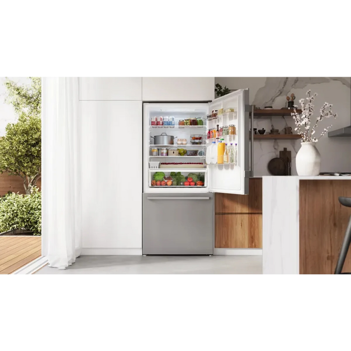 BOSCH 33" Counter-Depth Freestanding Bottom Freezer Refrigerator, B33CM10SNS