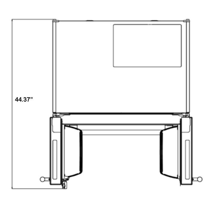 Forno Moena - 36 in. French Door Counter Depth Refrigerator FFRBI1820-40SG Forno