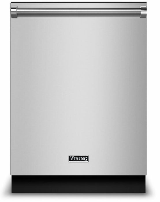 VIKING 2-Piece Stainless Steel Kitchen Package 48" Side-by-Side Refrigerator, 24" Fully Integrated Dishwasher 861319