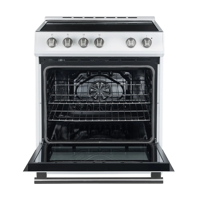 Forno 2-Piece White Kitchen Bundle - 30" Electric Range, 36" Bottom Freezer Refrigerator - View 18