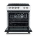 Forno 2-Piece White Kitchen Bundle - 30" Electric Range, 36" Bottom Freezer Refrigerator - View 18